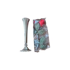 Vintage Avon Hudson Manor Collection Silverplated Bud Vase